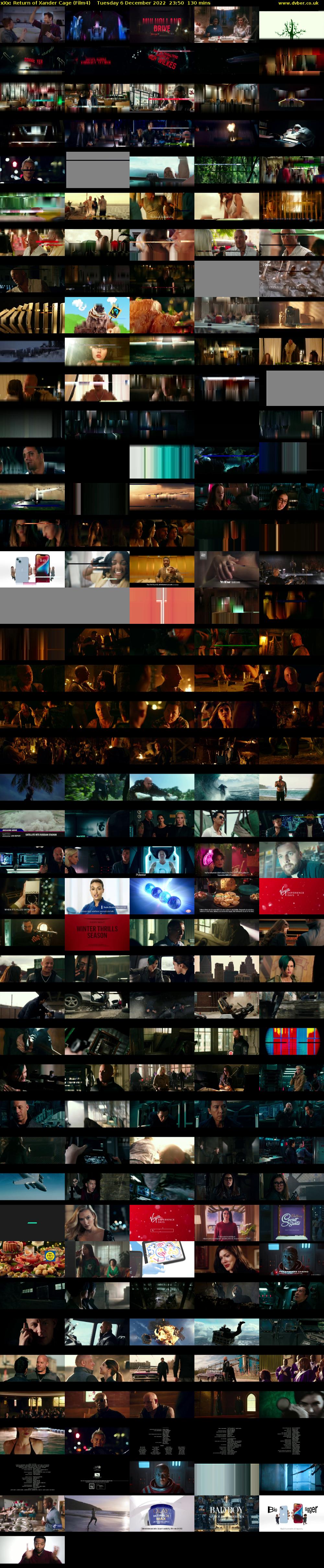 xXx: Return of Xander Cage (Film4) Tuesday 6 December 2022 23:50 - 02:00
