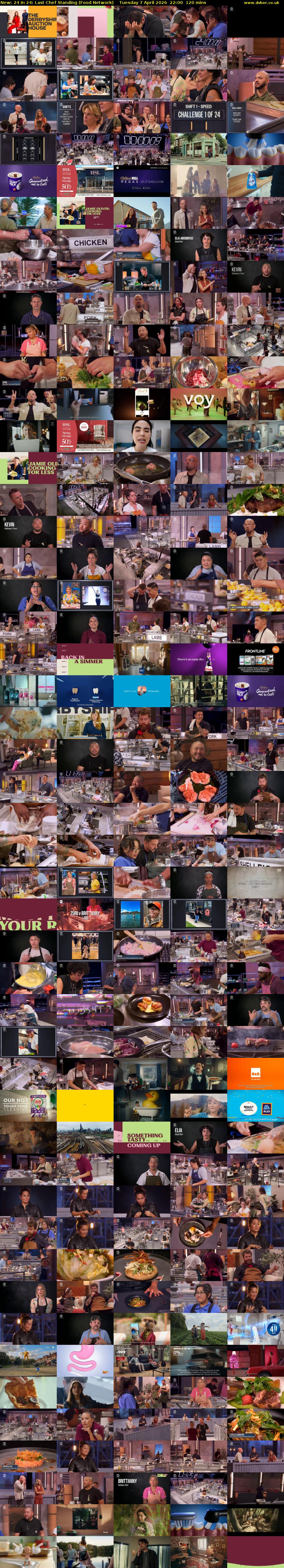 24 In 24: Last Chef Standing (Food Network) Tuesday 7 April 2026 22:00 - 00:00