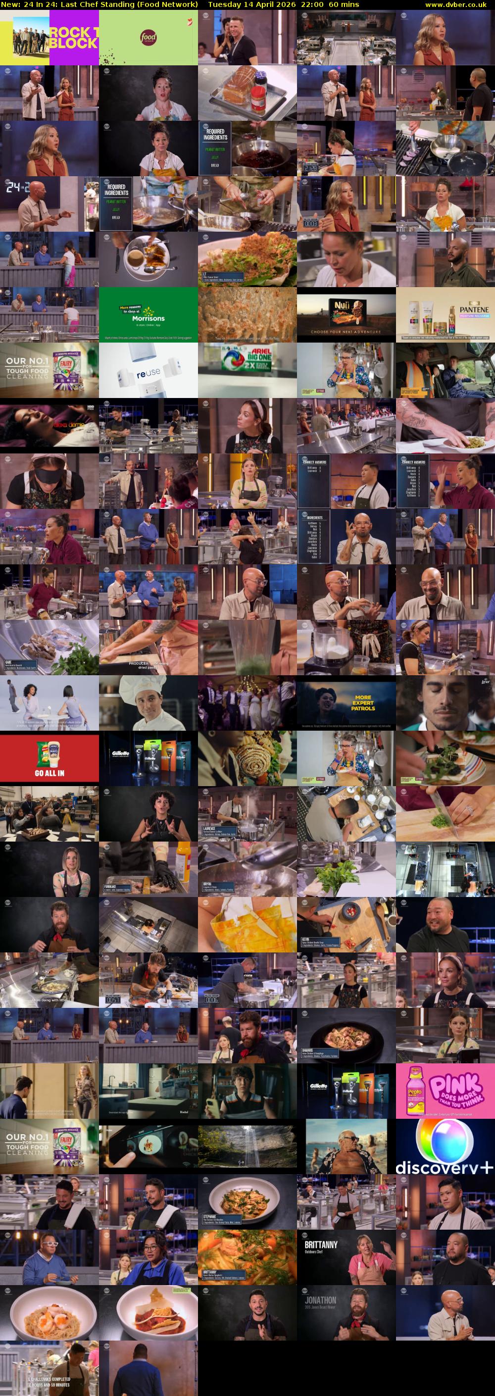 24 In 24: Last Chef Standing (Food Network) Tuesday 14 April 2026 22:00 - 23:00