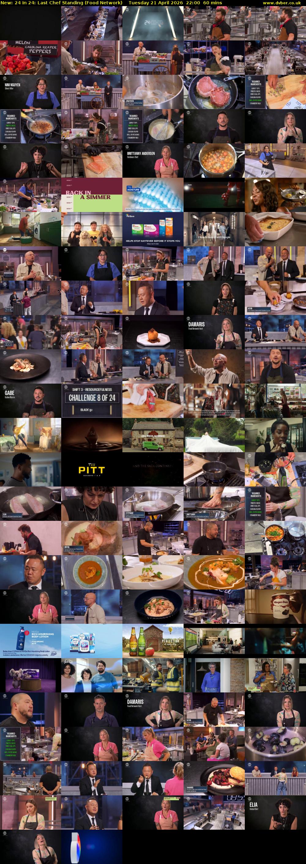 24 In 24: Last Chef Standing (Food Network) Tuesday 21 April 2026 22:00 - 23:00