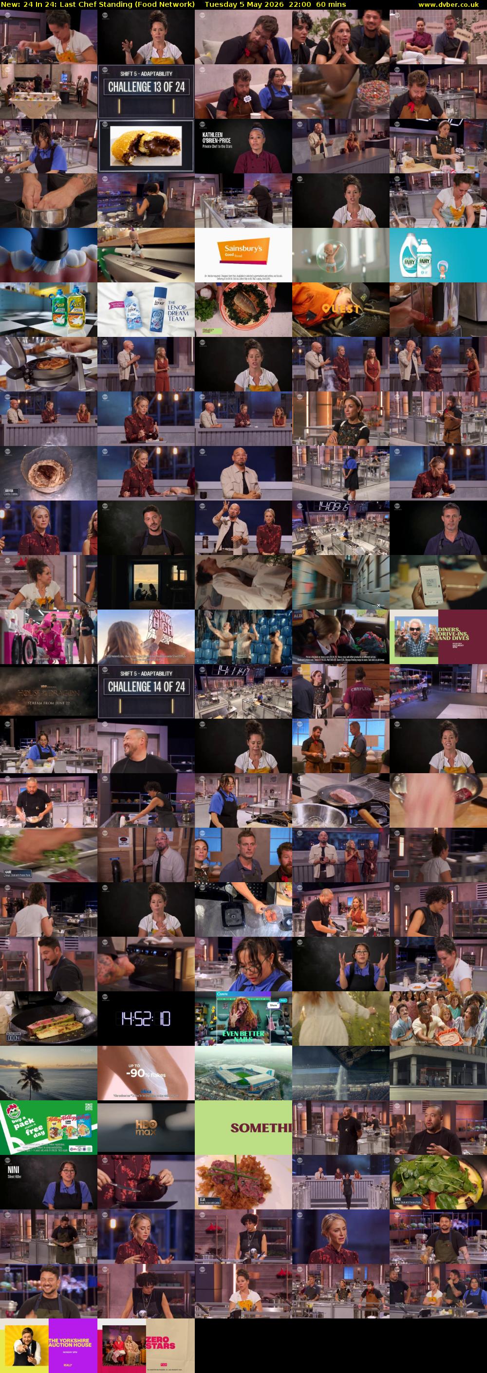 24 In 24: Last Chef Standing (Food Network) Tuesday 5 May 2026 22:00 - 23:00