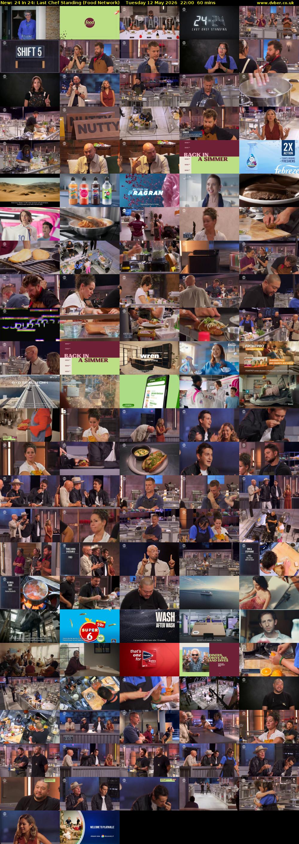 24 In 24: Last Chef Standing (Food Network) Tuesday 12 May 2026 22:00 - 23:00