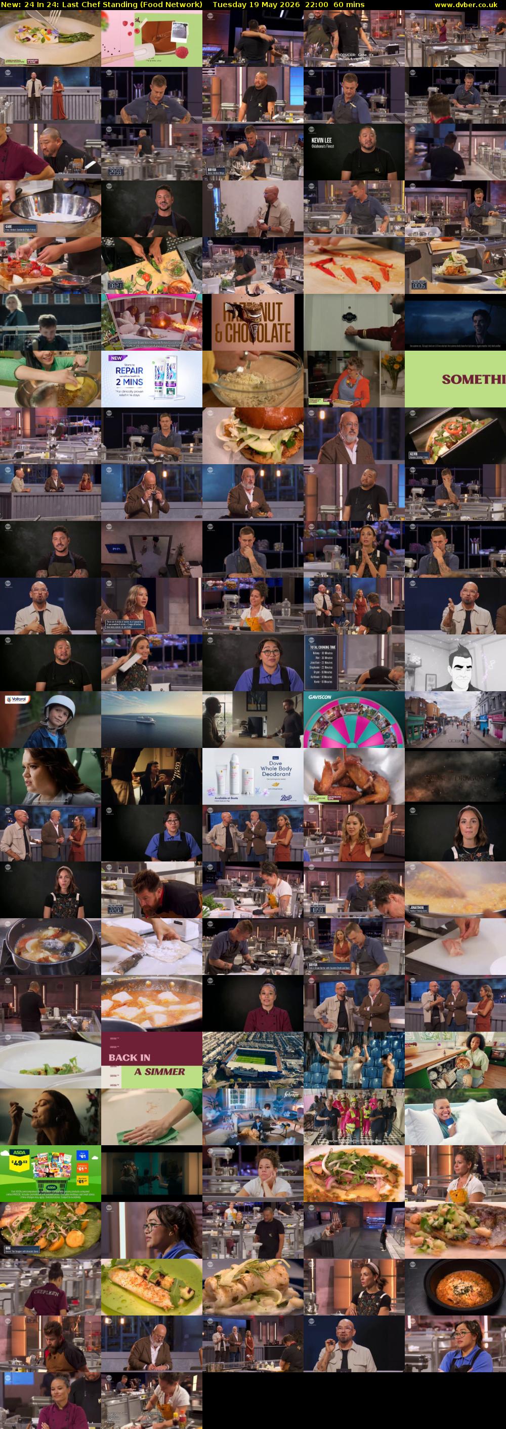 24 In 24: Last Chef Standing (Food Network) Tuesday 19 May 2026 22:00 - 23:00