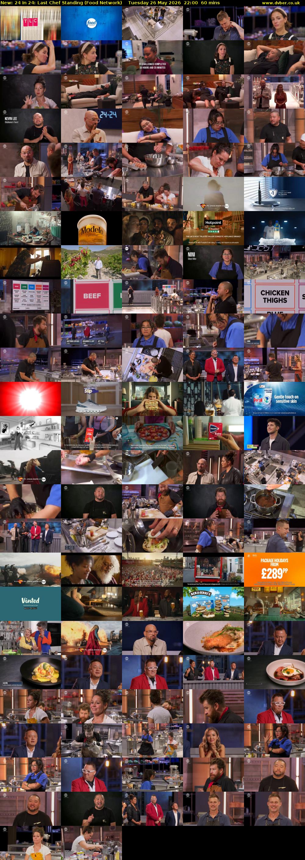 24 In 24: Last Chef Standing (Food Network) Tuesday 26 May 2026 22:00 - 23:00