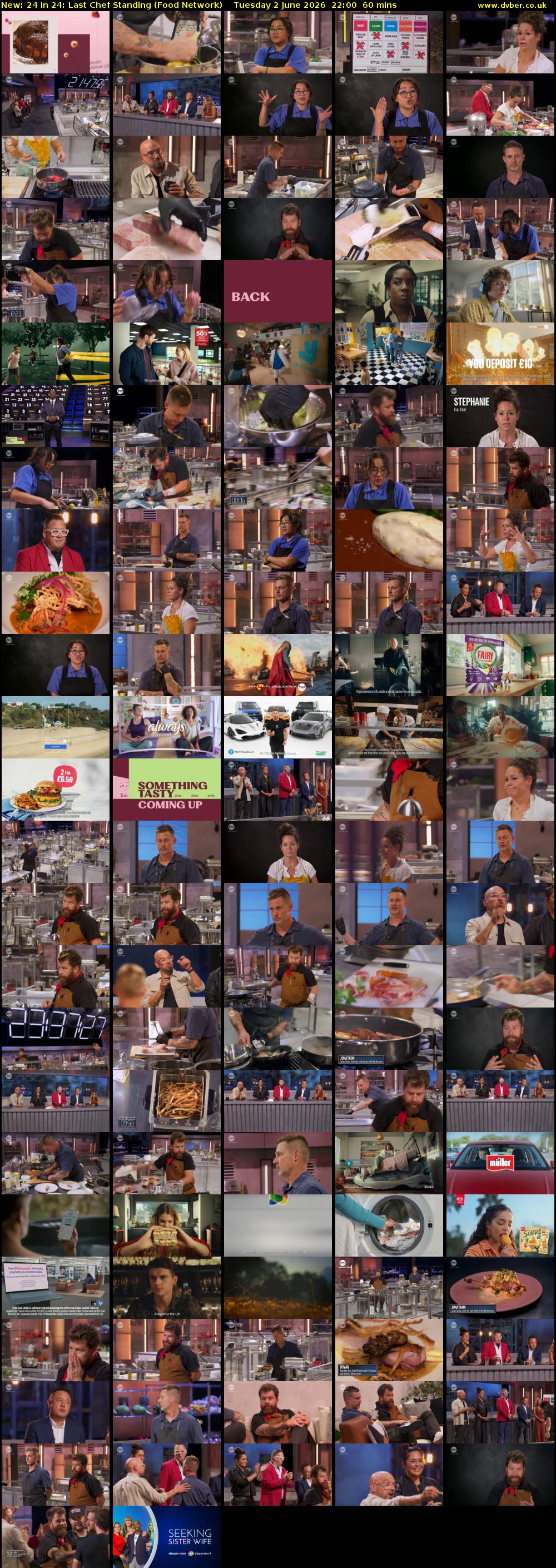 24 In 24: Last Chef Standing (Food Network) Tuesday 2 June 2026 22:00 - 23:00