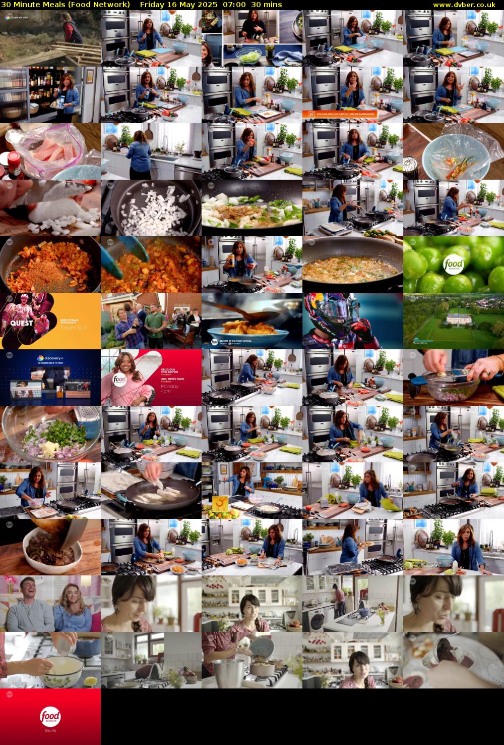 30 Minute Meals (Food Network) Friday 16 May 2025 07:00 - 07:30
