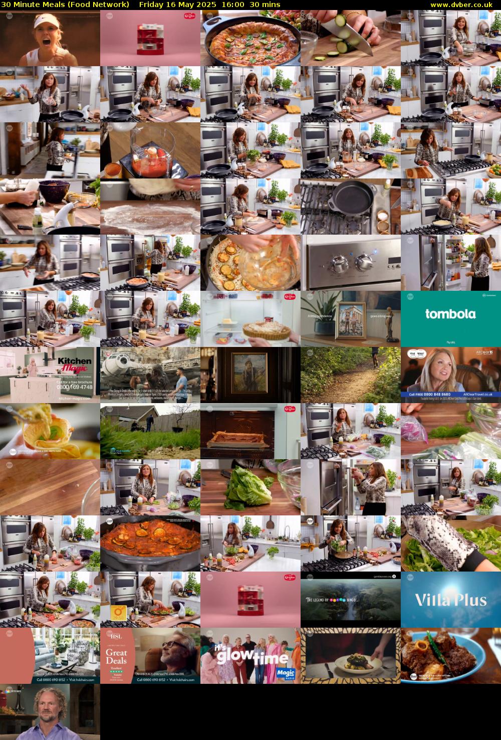 30 Minute Meals (Food Network) Friday 16 May 2025 16:00 - 16:30