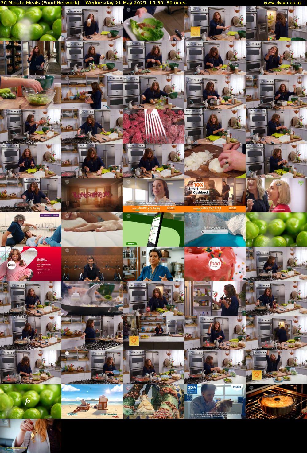 30 Minute Meals (Food Network) Wednesday 21 May 2025 15:30 - 16:00