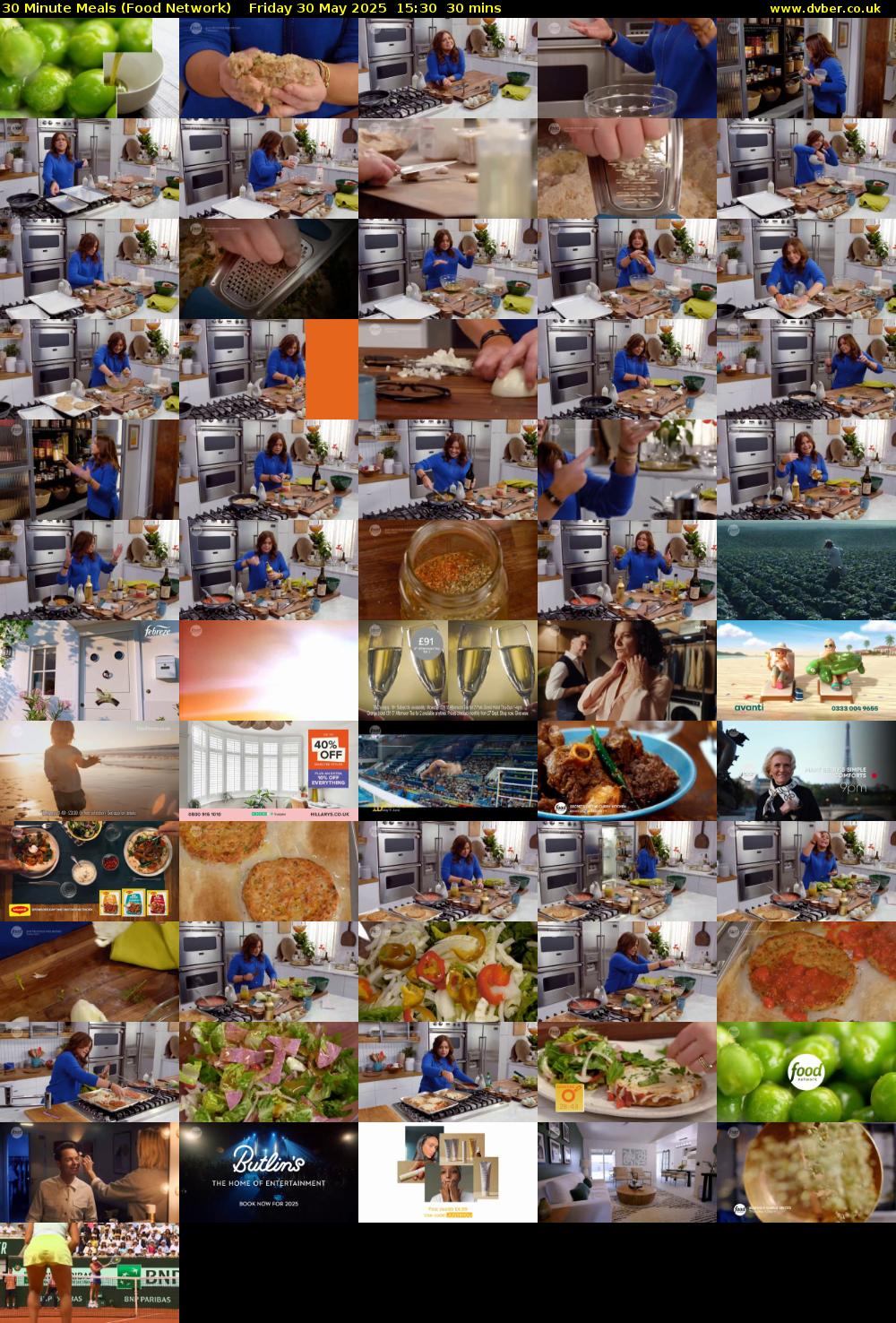 30 Minute Meals (Food Network) Friday 30 May 2025 15:30 - 16:00