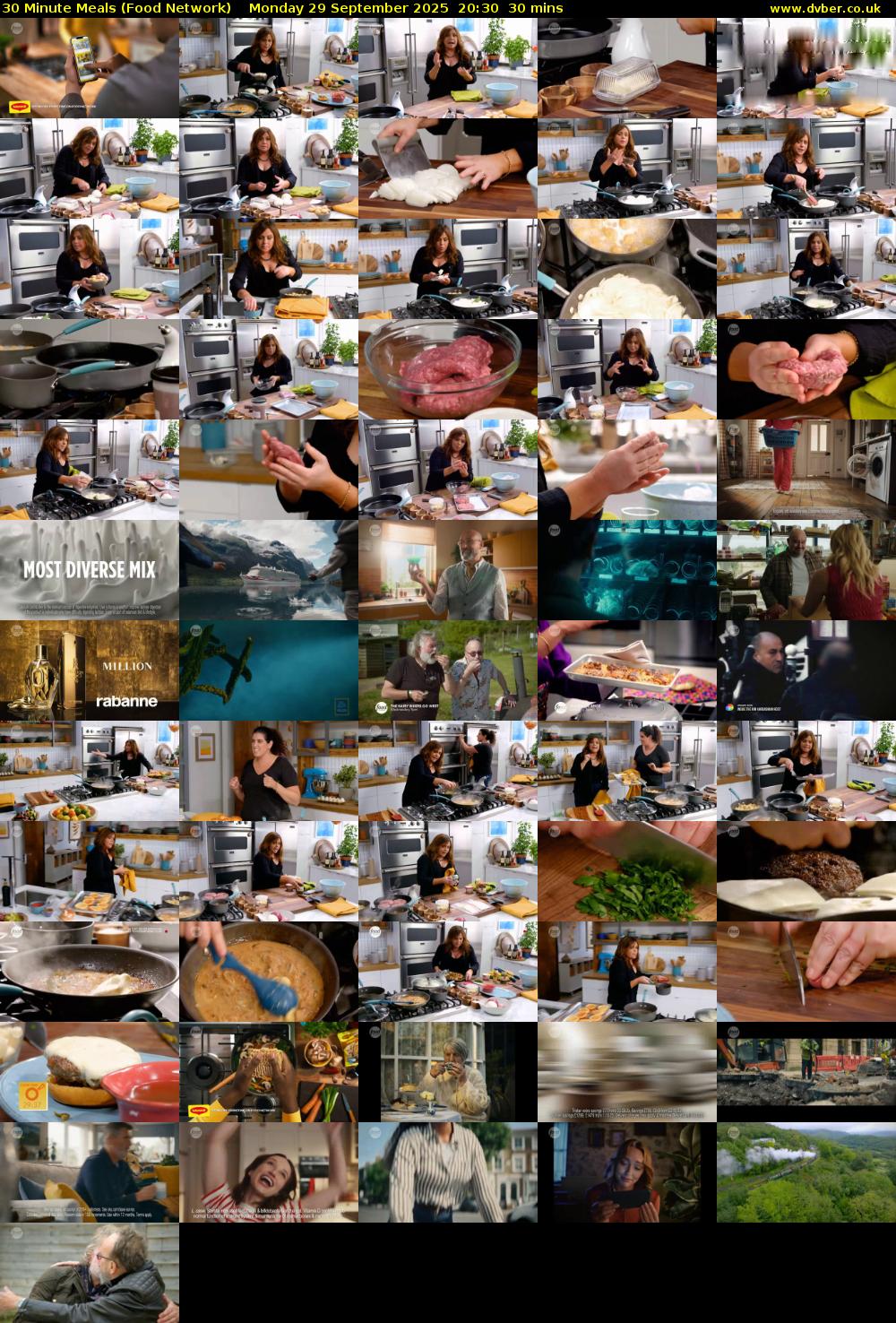 30 Minute Meals (Food Network) Monday 29 September 2025 20:30 - 21:00