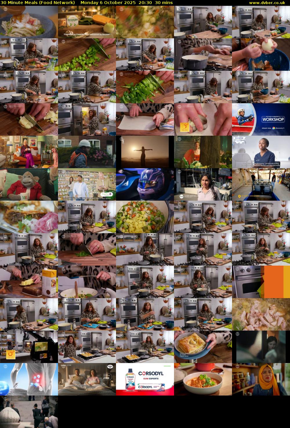 30 Minute Meals (Food Network) Monday 6 October 2025 20:30 - 21:00