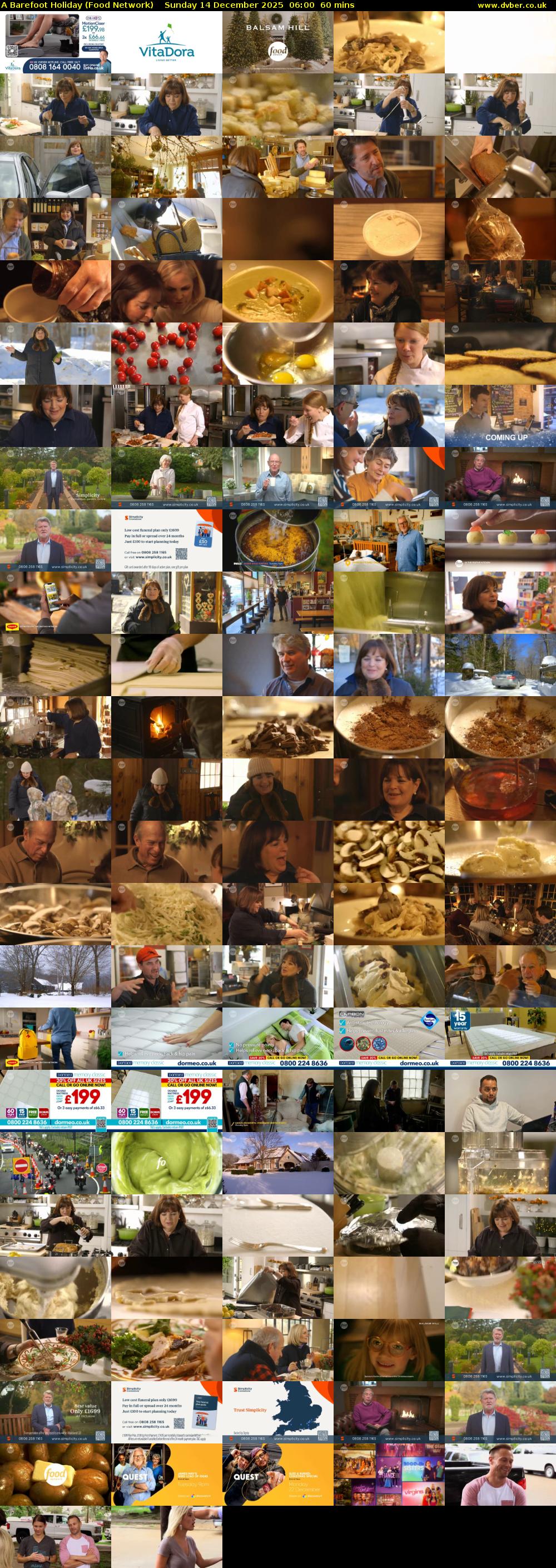 A Barefoot Holiday (Food Network) Sunday 14 December 2025 06:00 - 07:00