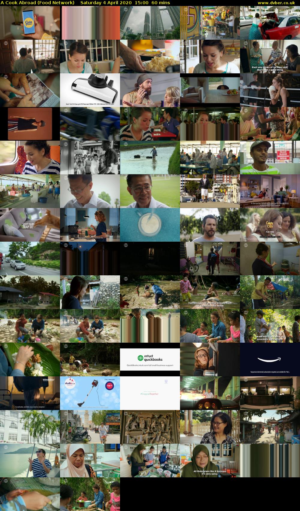 A Cook Abroad (Food Network) Saturday 4 April 2020 15:00 - 16:00