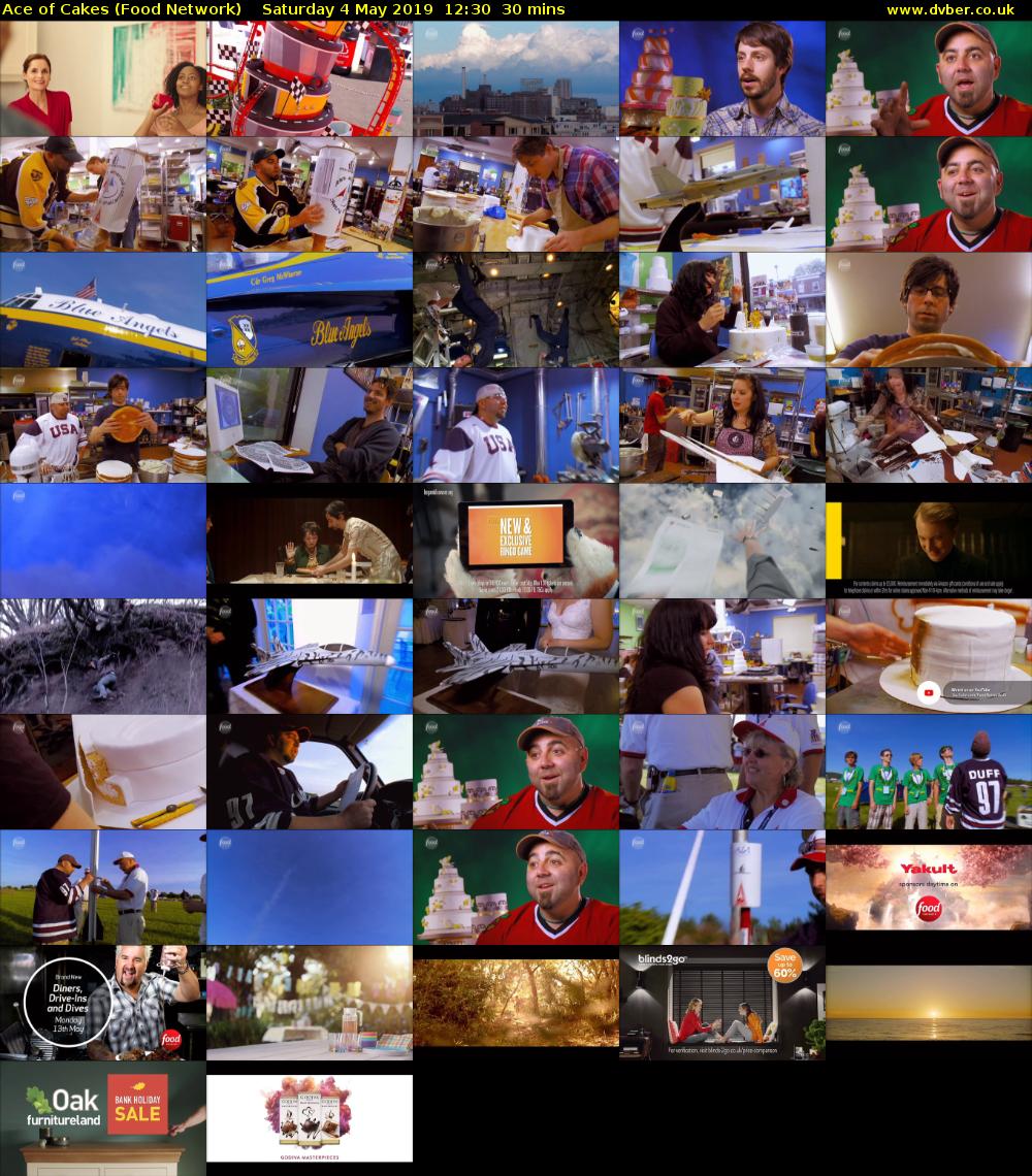 Ace of Cakes (Food Network) Saturday 4 May 2019 12:30 - 13:00