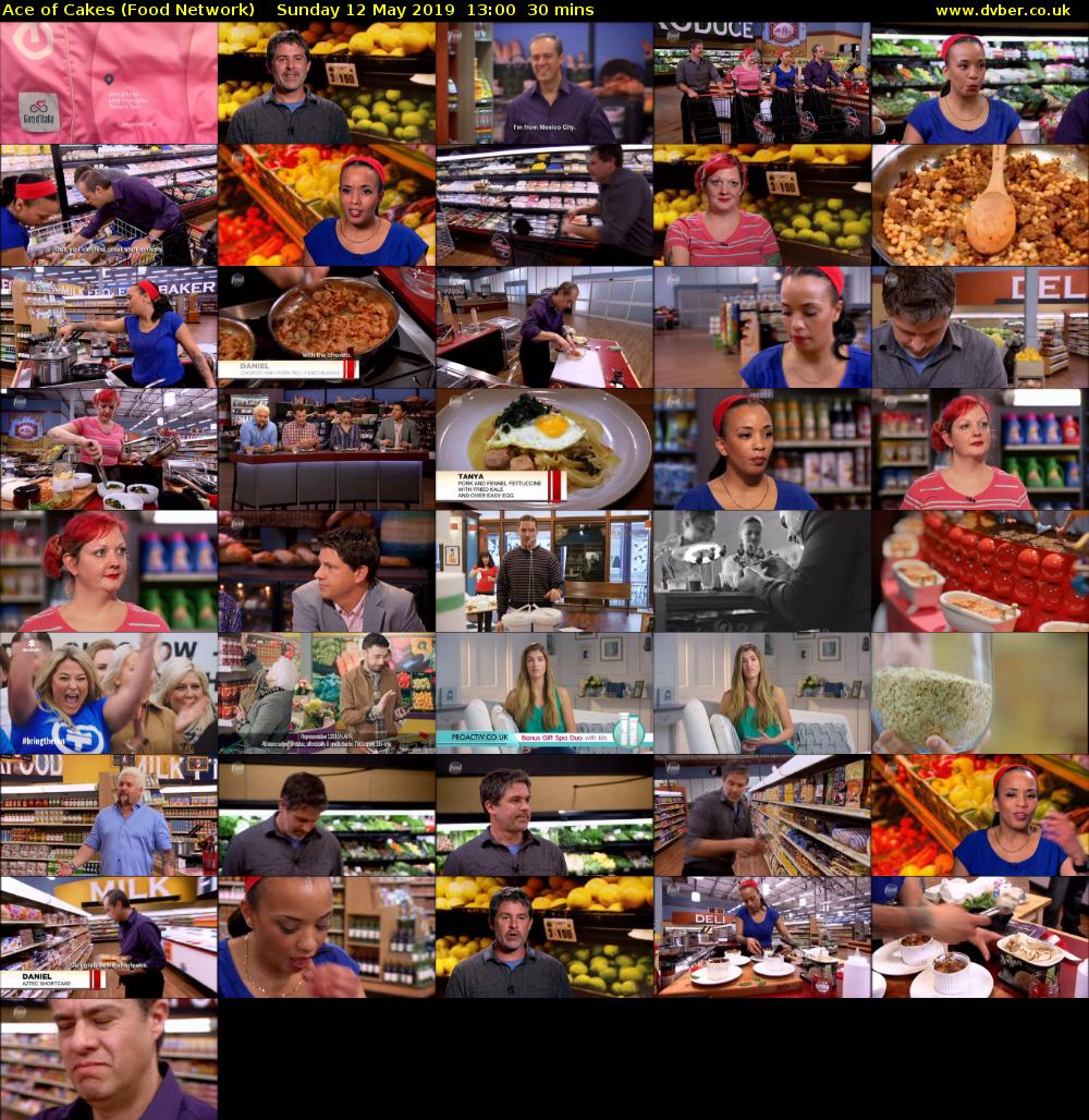 Ace of Cakes (Food Network) Sunday 12 May 2019 13:00 - 13:30
