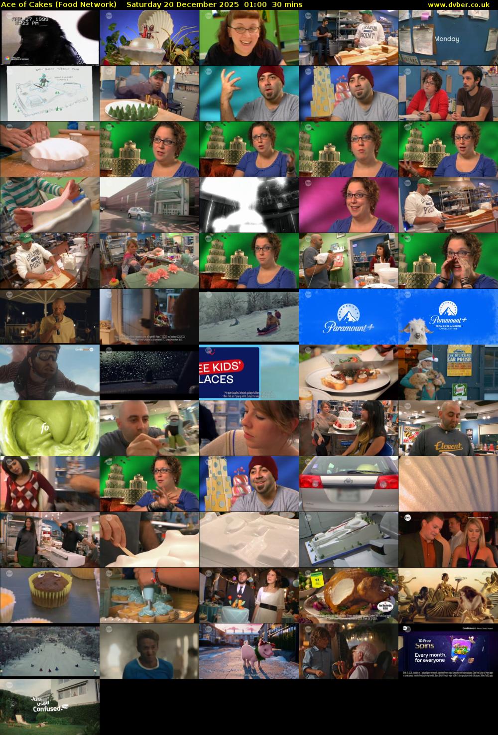 Ace of Cakes (Food Network) Saturday 20 December 2025 01:00 - 01:30