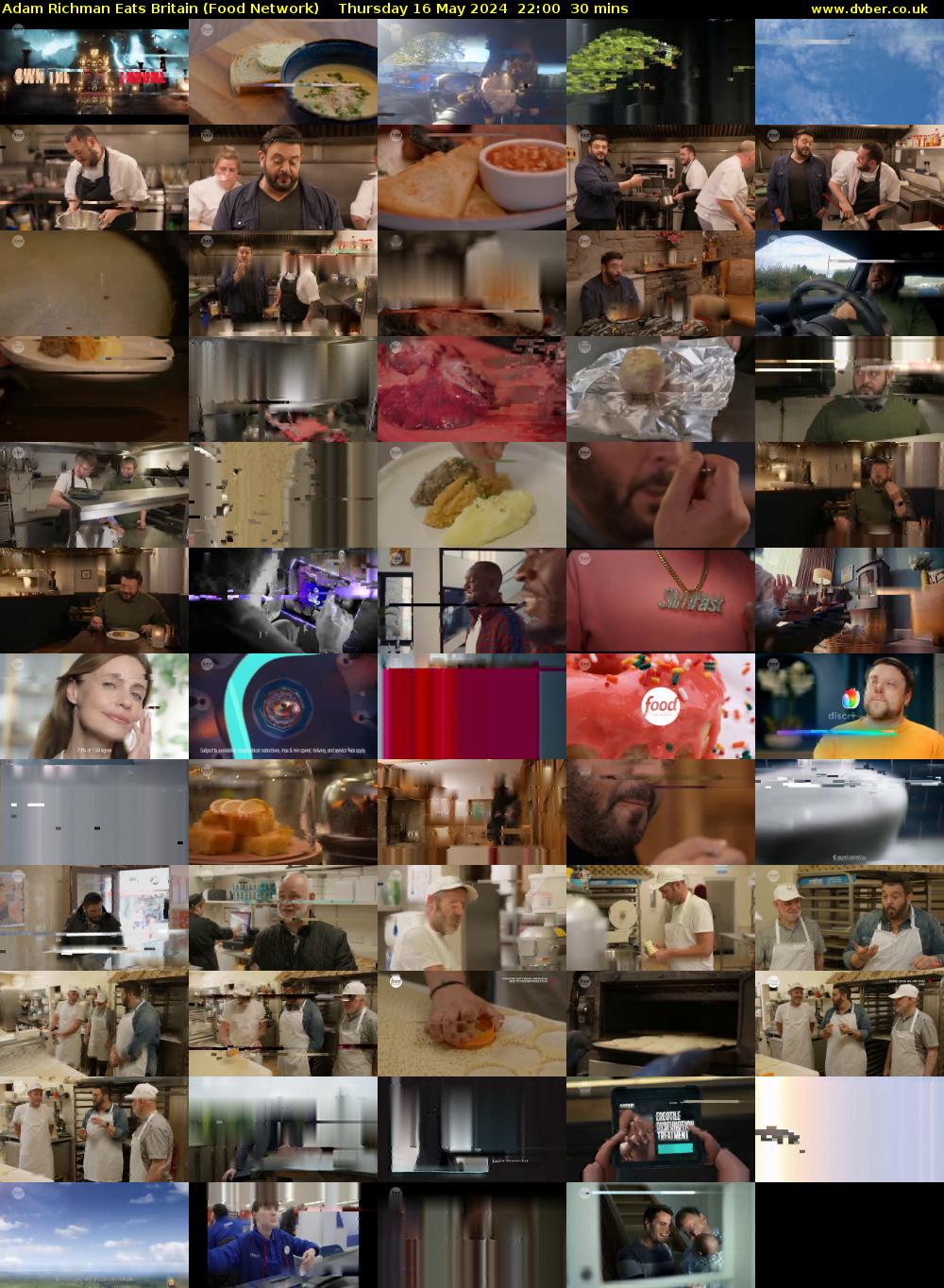 Adam Richman Eats Britain (Food Network) Thursday 16 May 2024 22:00 - 22:30