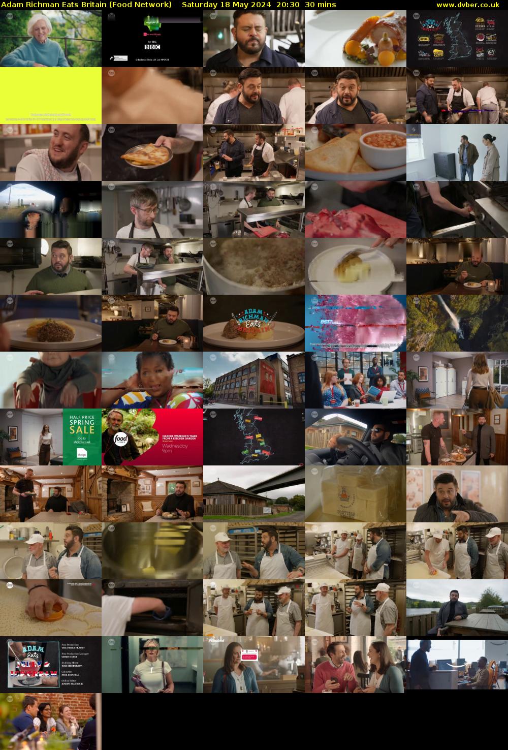Adam Richman Eats Britain (Food Network) Saturday 18 May 2024 20:30 - 21:00