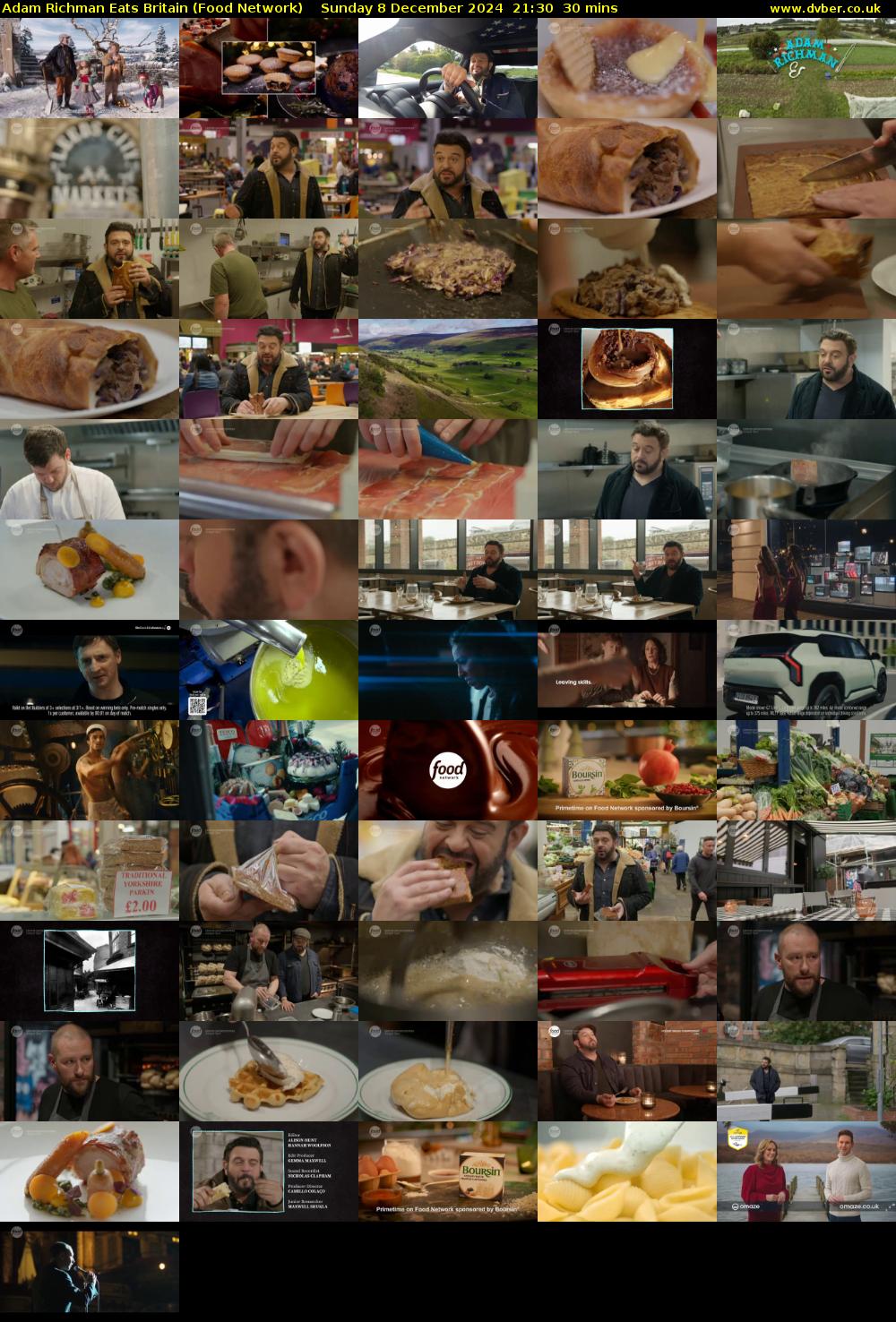 Adam Richman Eats Britain (Food Network) Sunday 8 December 2024 21:30 - 22:00