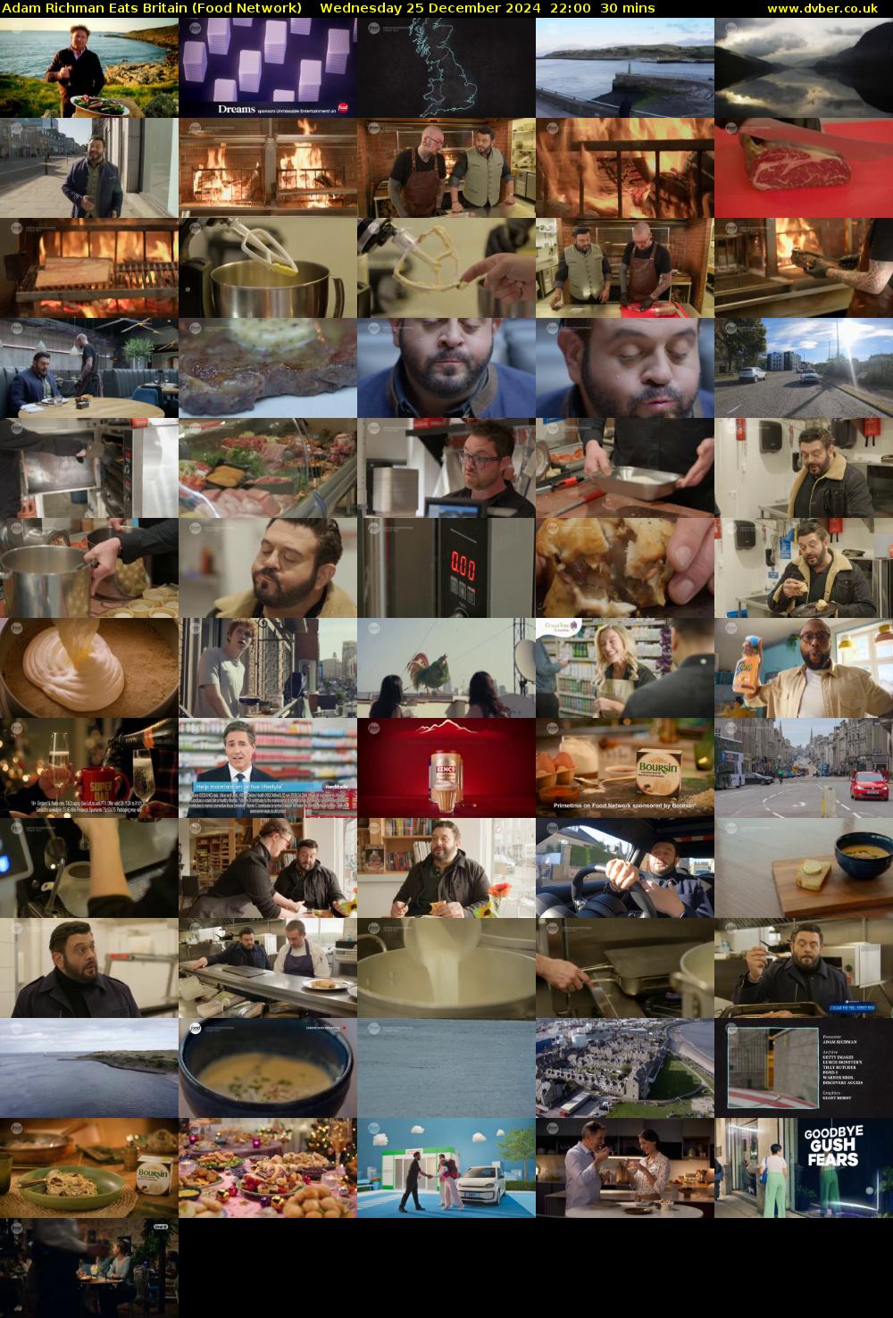 Adam Richman Eats Britain (Food Network) Wednesday 25 December 2024 22:00 - 22:30