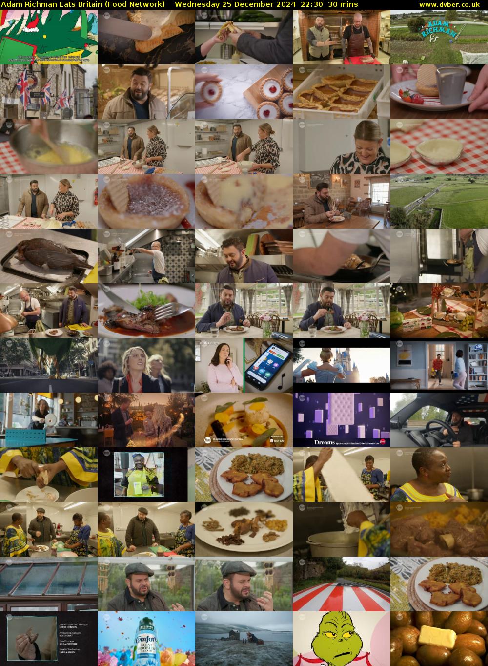 Adam Richman Eats Britain (Food Network) Wednesday 25 December 2024 22:30 - 23:00