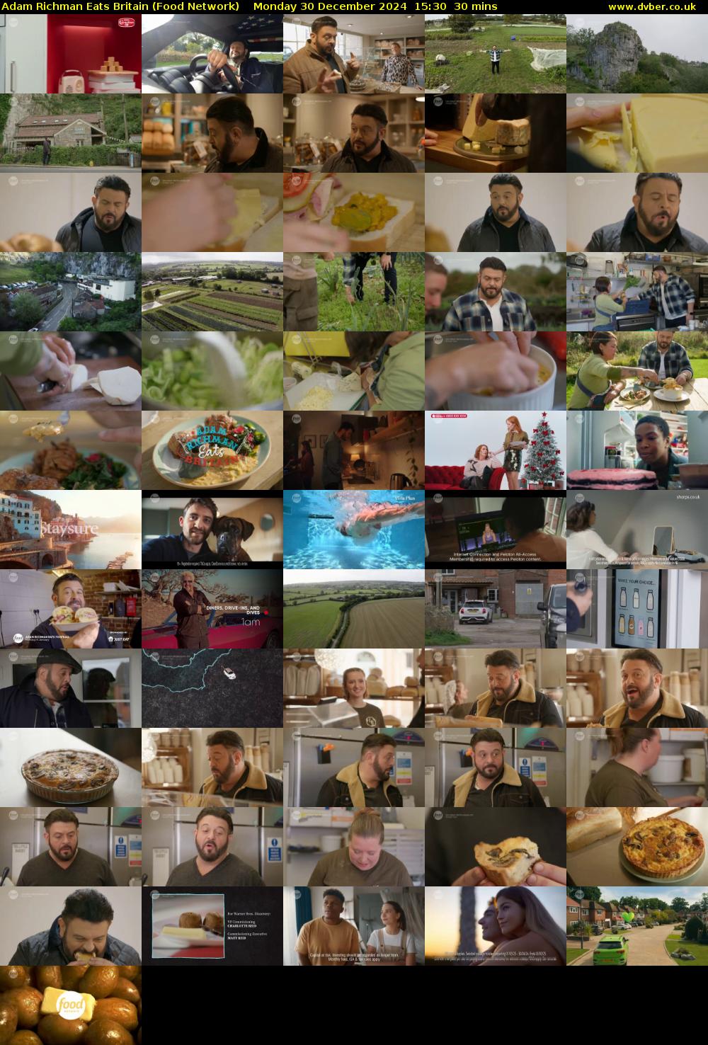 Adam Richman Eats Britain (Food Network) Monday 30 December 2024 15:30 - 16:00