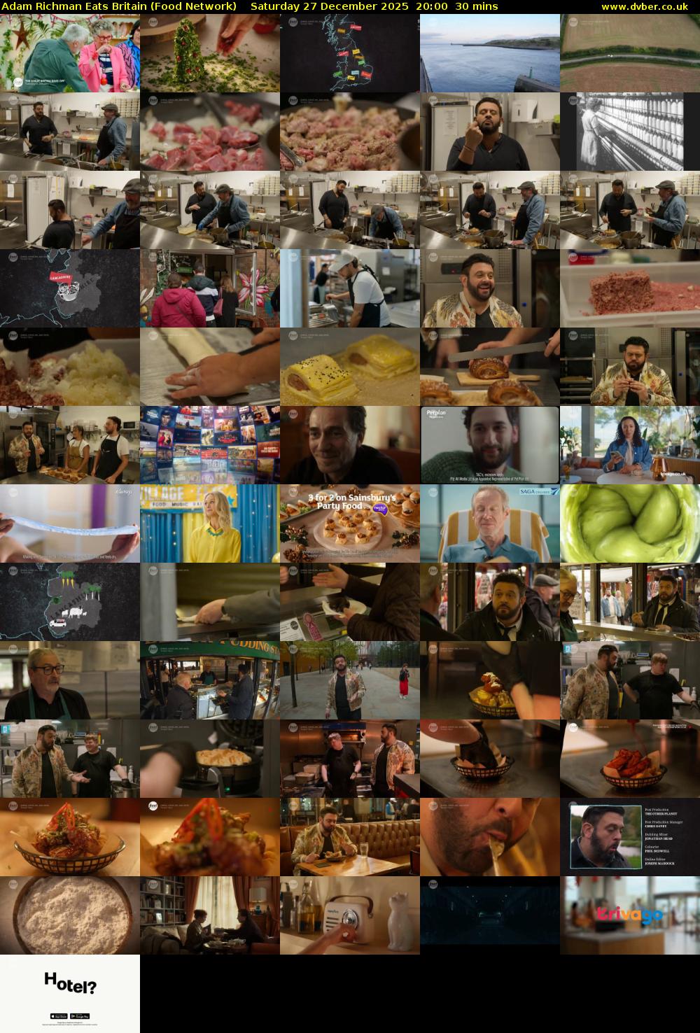 Adam Richman Eats Britain (Food Network) Saturday 27 December 2025 20:00 - 20:30