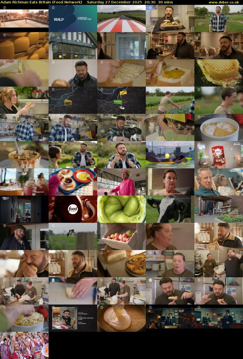 Adam Richman Eats Britain (Food Network) Saturday 27 December 2025 20:30 - 21:00