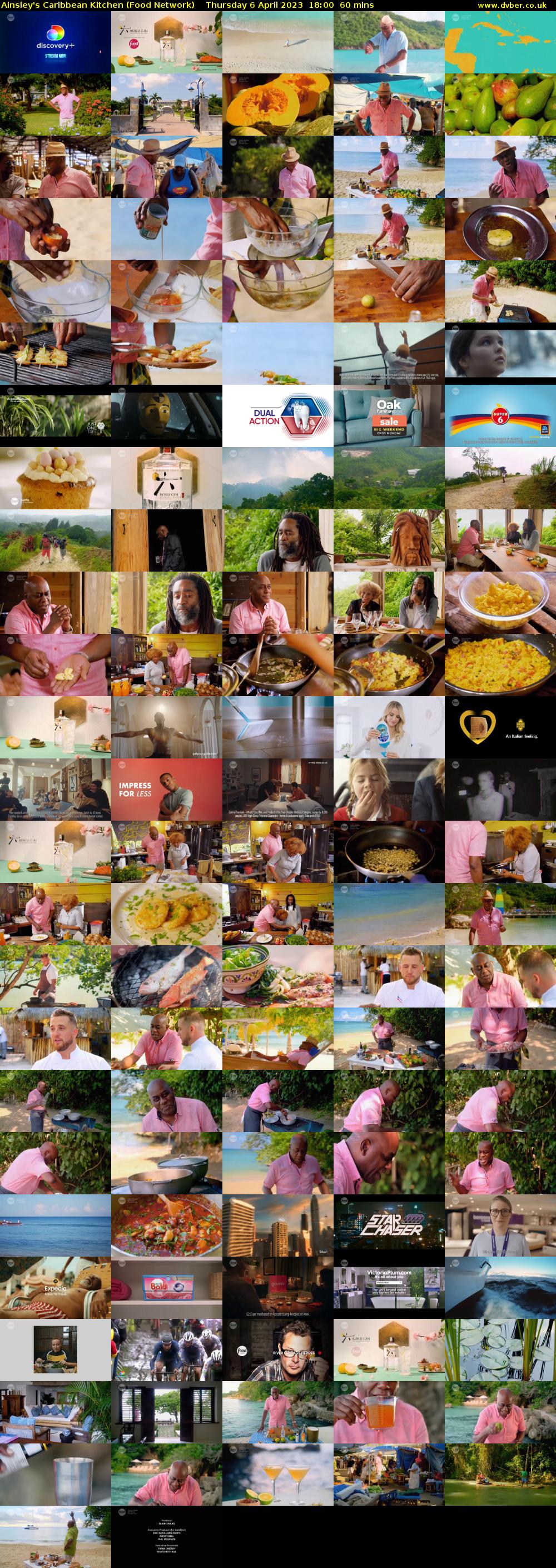 Ainsley's Caribbean Kitchen (Food Network) Thursday 6 April 2023 18:00 - 19:00