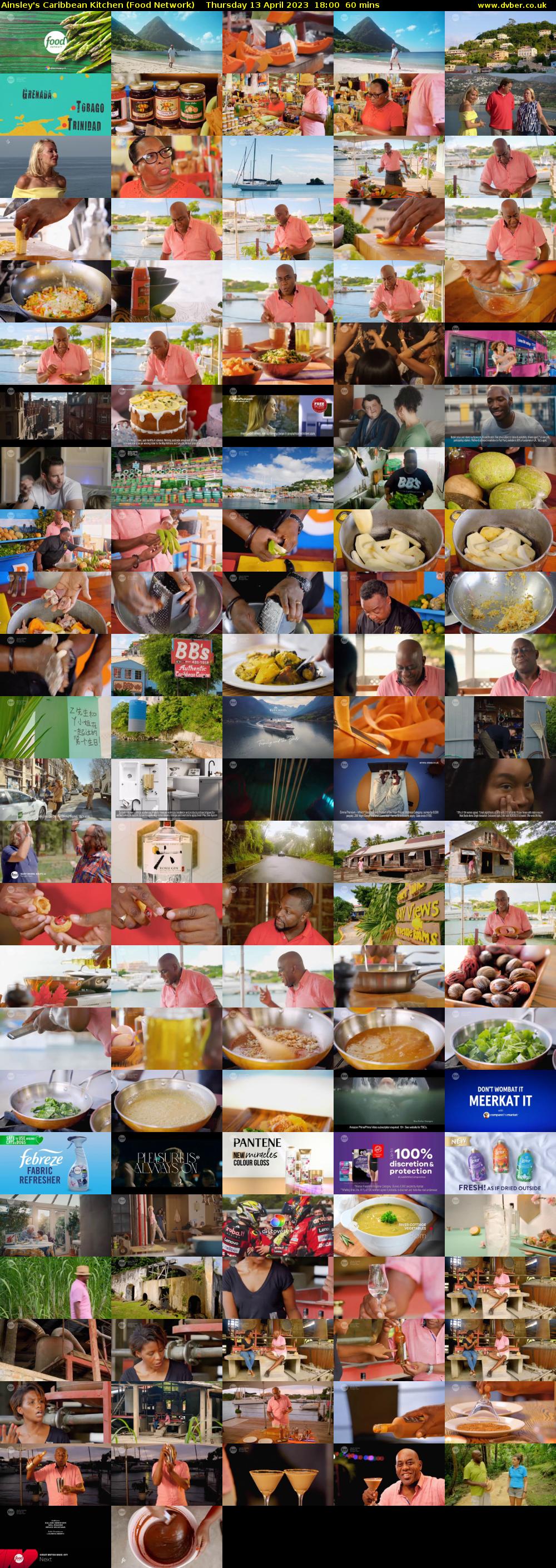 Ainsley's Caribbean Kitchen (Food Network) Thursday 13 April 2023 18:00 - 19:00