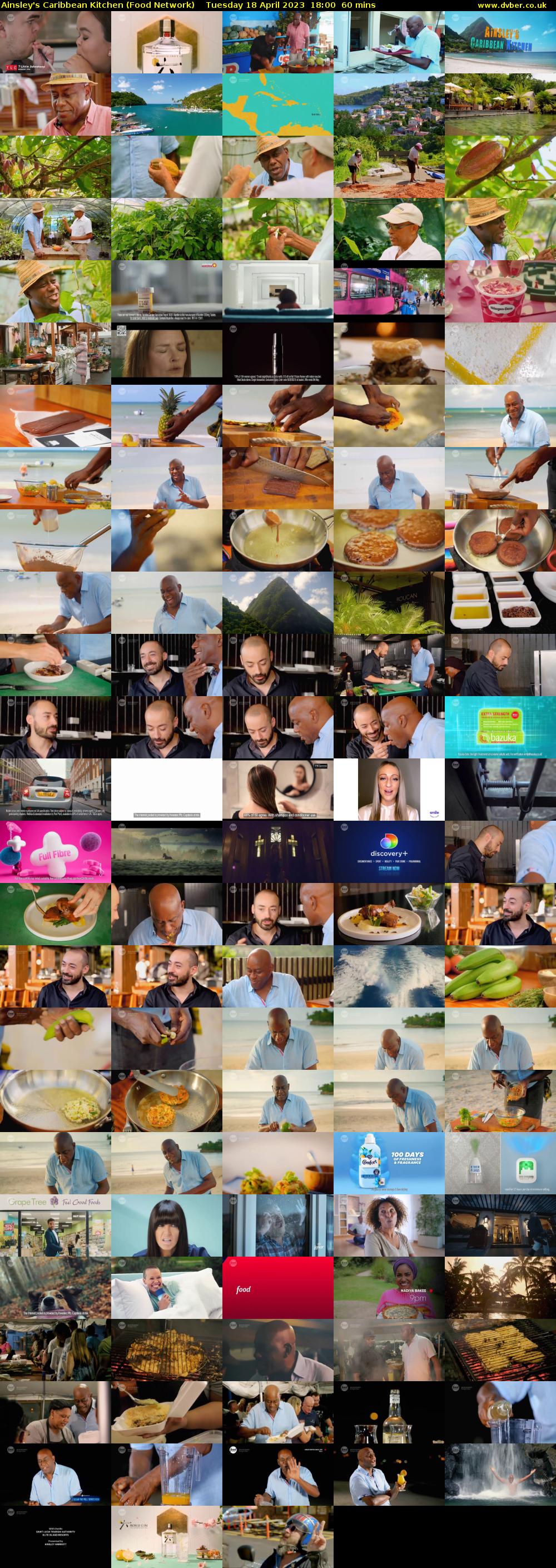 Ainsley's Caribbean Kitchen (Food Network) Tuesday 18 April 2023 18:00 - 19:00