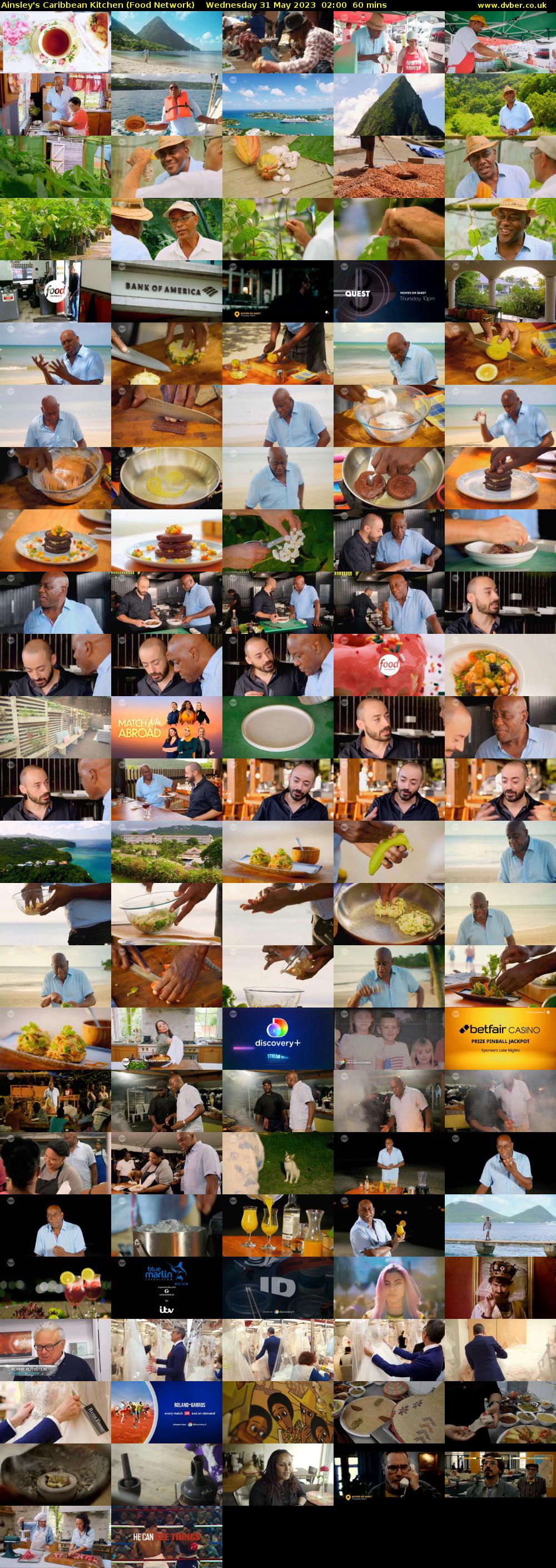 Ainsley's Caribbean Kitchen (Food Network) Wednesday 31 May 2023 02:00 - 03:00