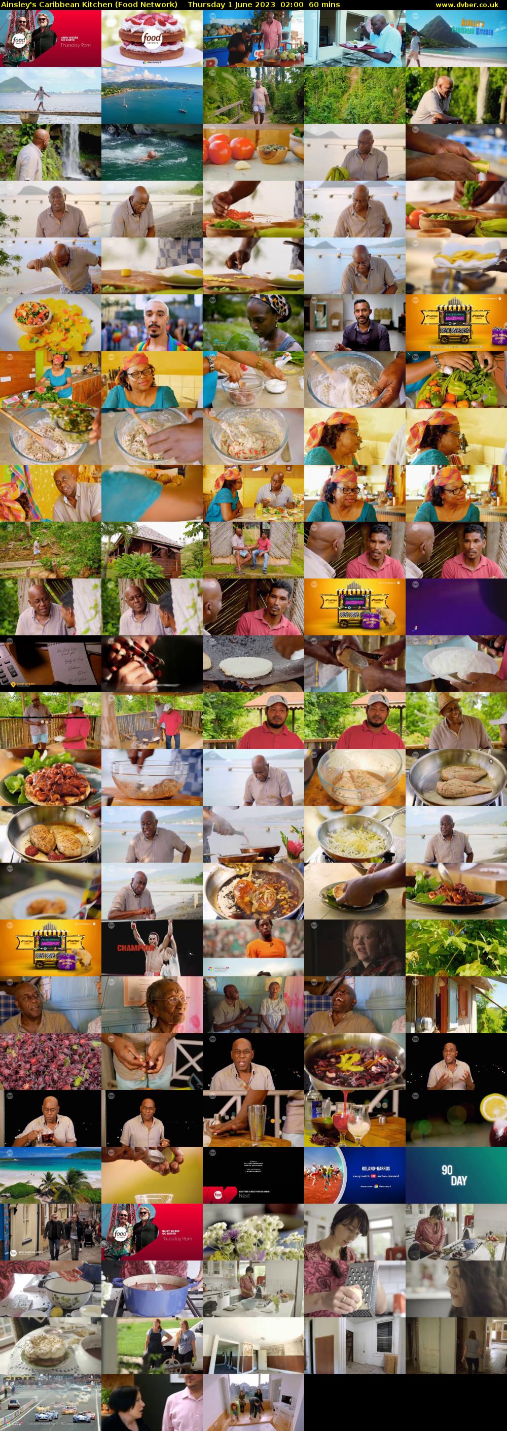 Ainsley's Caribbean Kitchen (Food Network) Thursday 1 June 2023 02:00 - 03:00