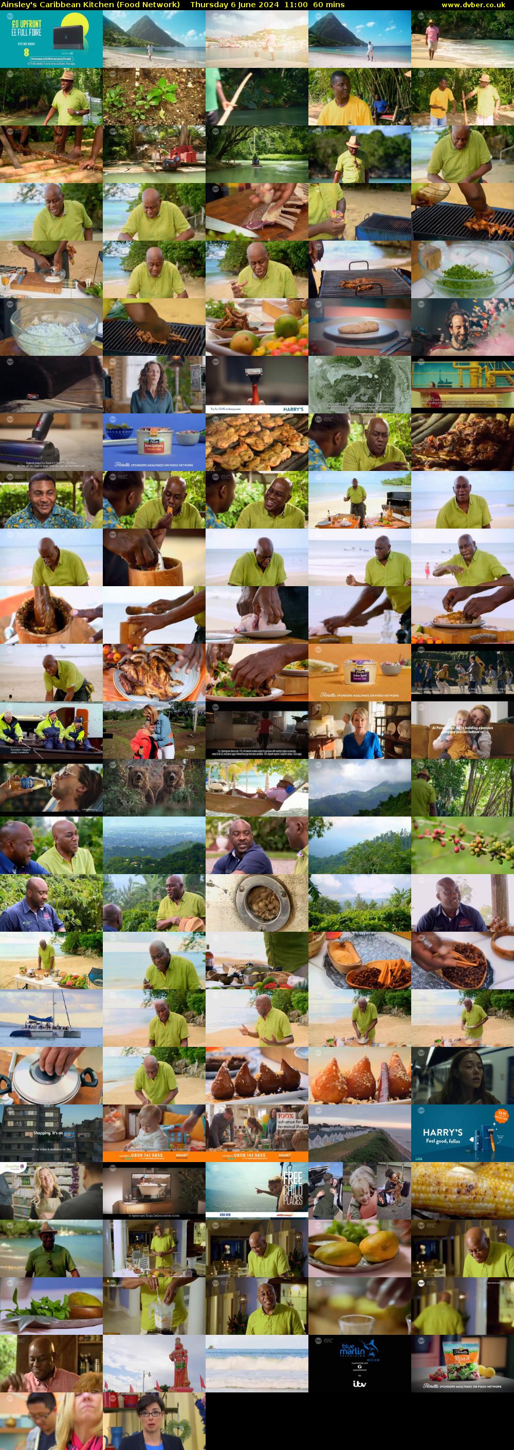 Ainsley's Caribbean Kitchen (Food Network) Thursday 6 June 2024 11:00 - 12:00