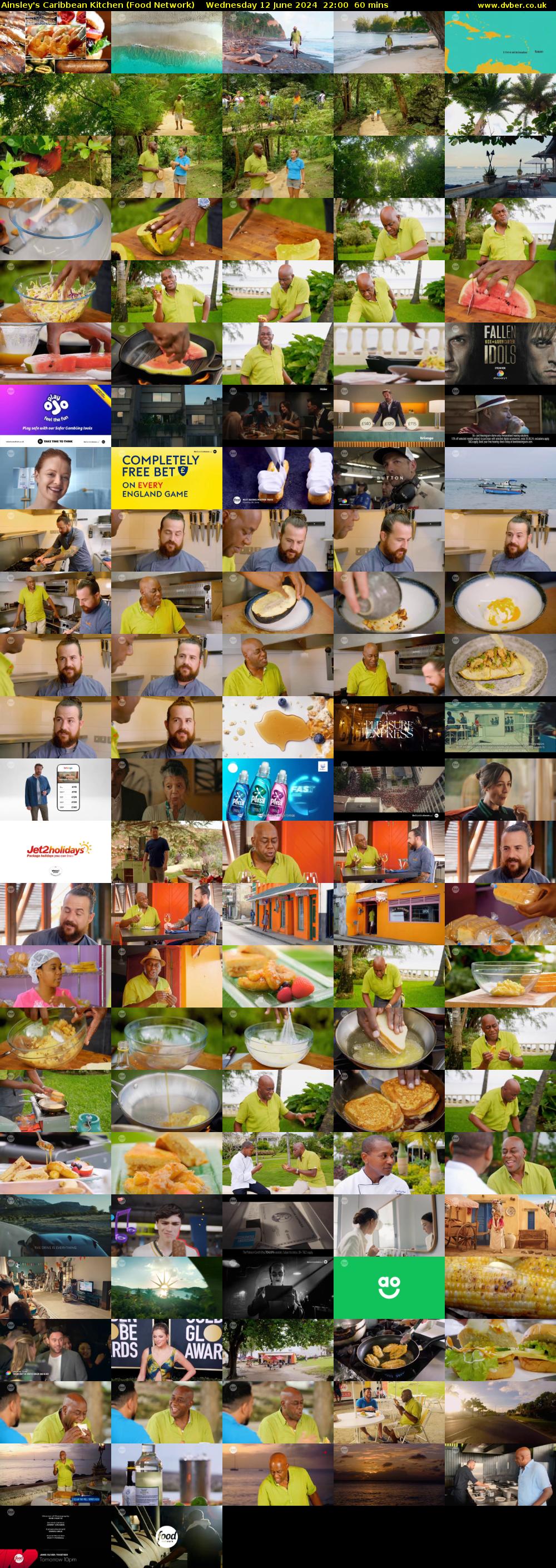 Ainsley's Caribbean Kitchen (Food Network) Wednesday 12 June 2024 22:00 - 23:00