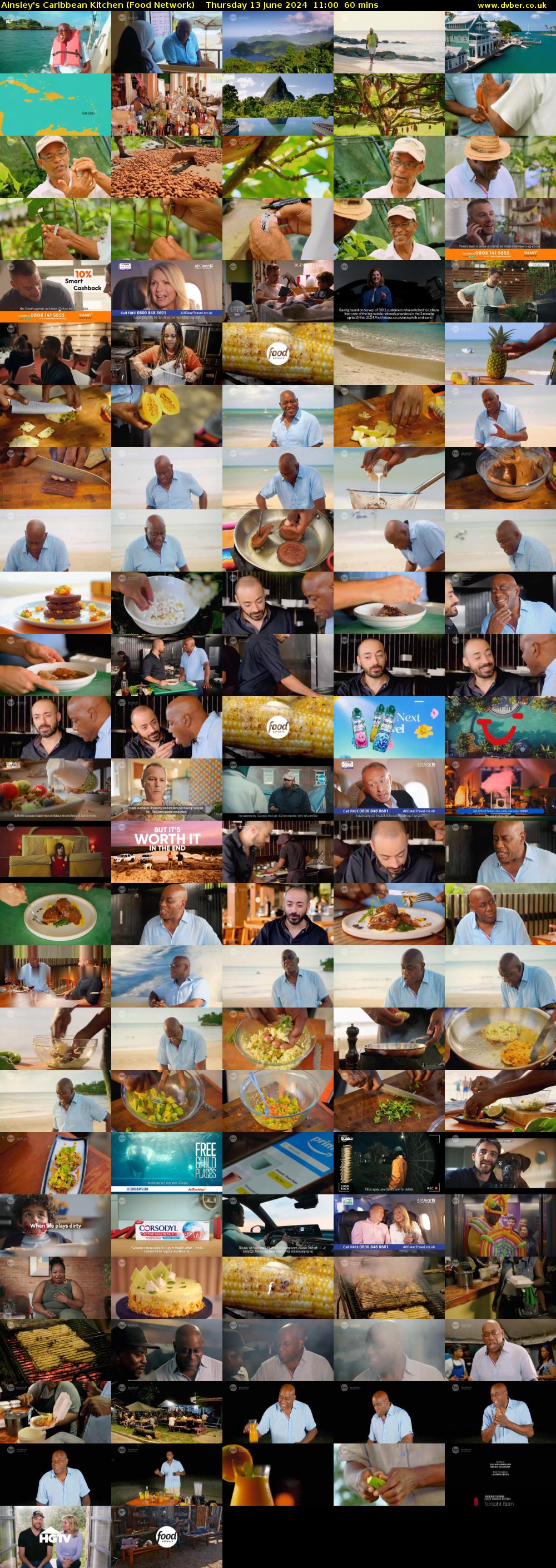 Ainsley's Caribbean Kitchen (Food Network) Thursday 13 June 2024 11:00 - 12:00