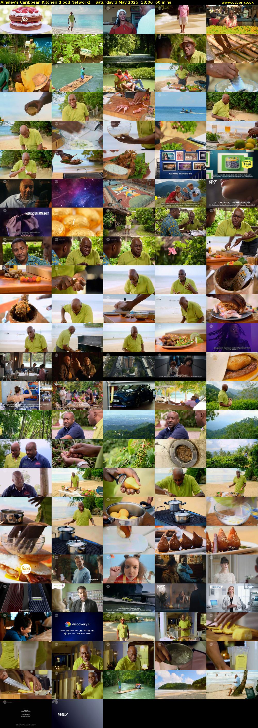 Ainsley's Caribbean Kitchen (Food Network) Saturday 3 May 2025 18:00 - 19:00