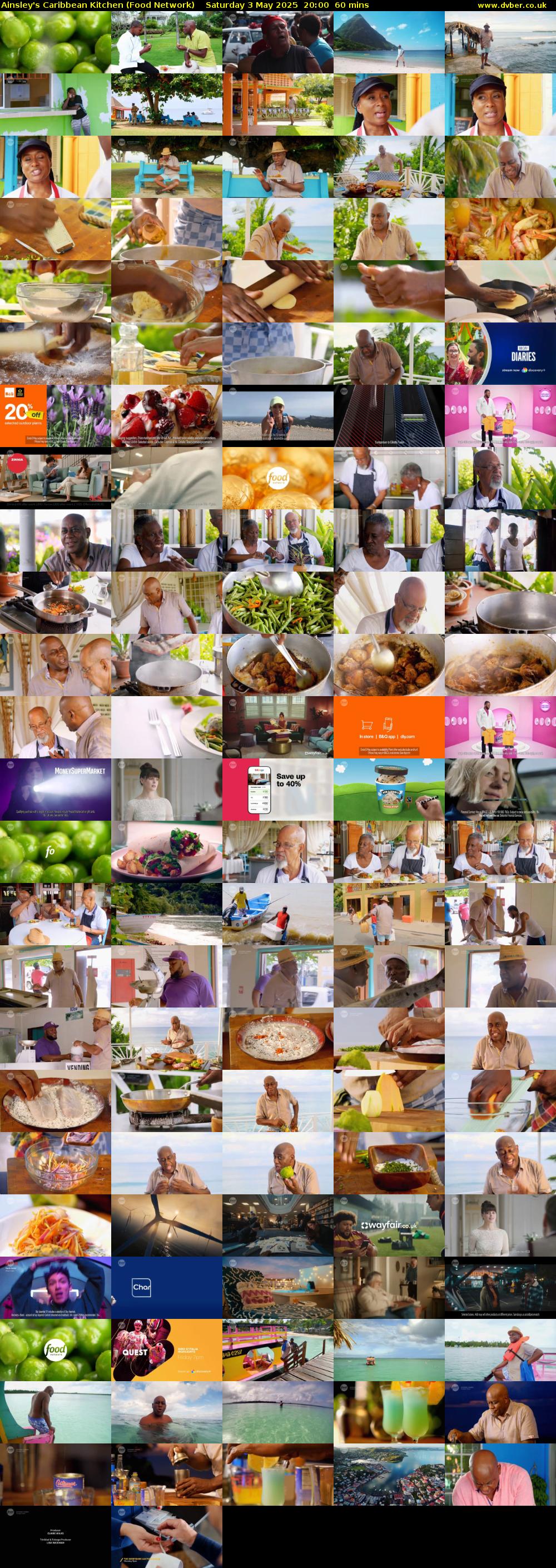 Ainsley's Caribbean Kitchen (Food Network) Saturday 3 May 2025 20:00 - 21:00