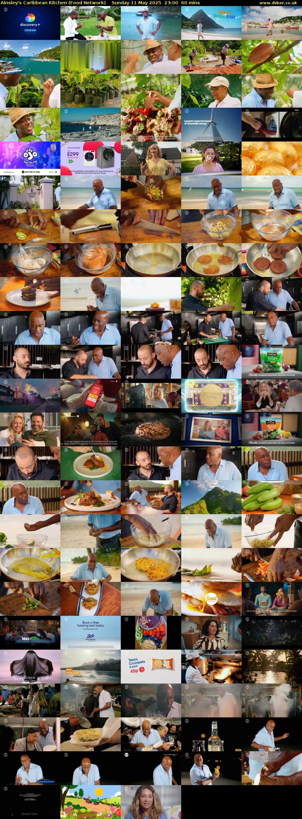 Ainsley's Caribbean Kitchen (Food Network) Sunday 11 May 2025 23:00 - 00:00