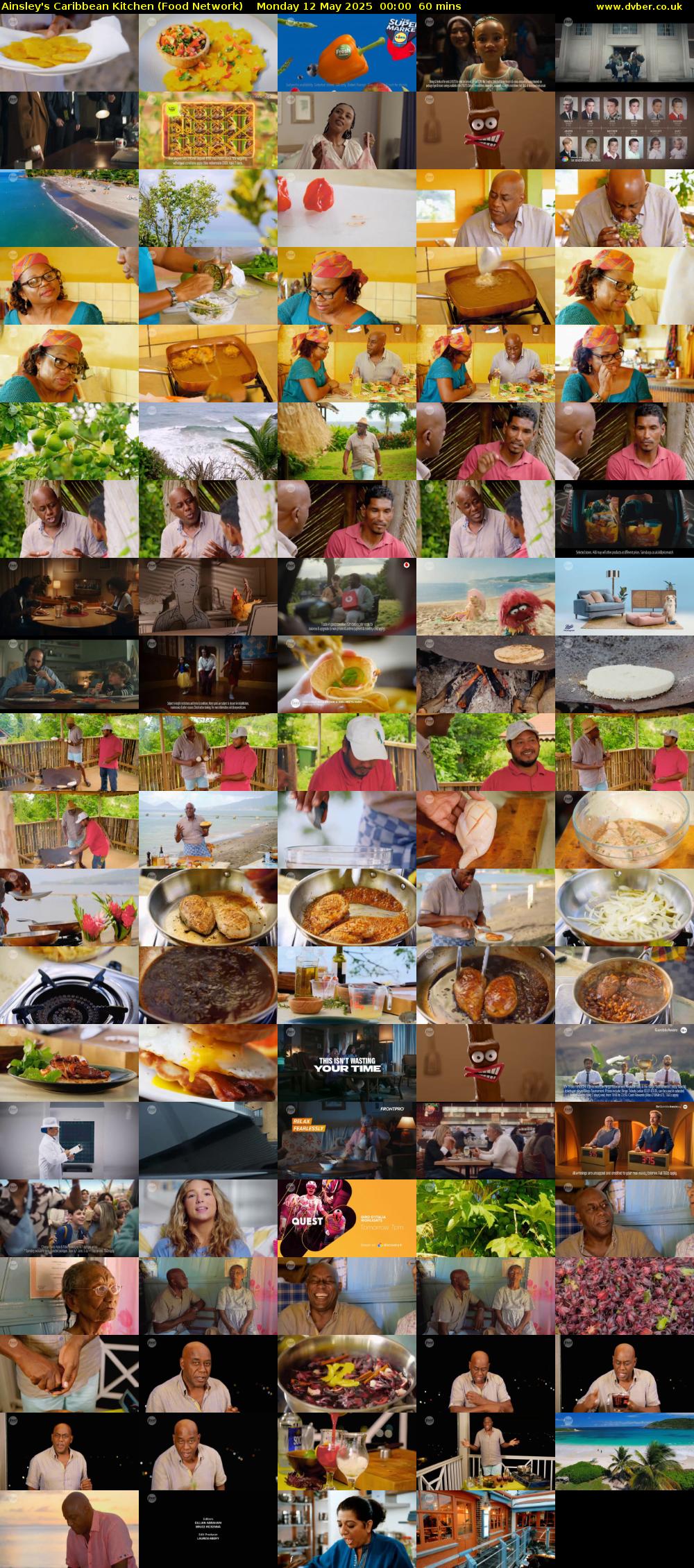 Ainsley's Caribbean Kitchen (Food Network) Monday 12 May 2025 00:00 - 01:00