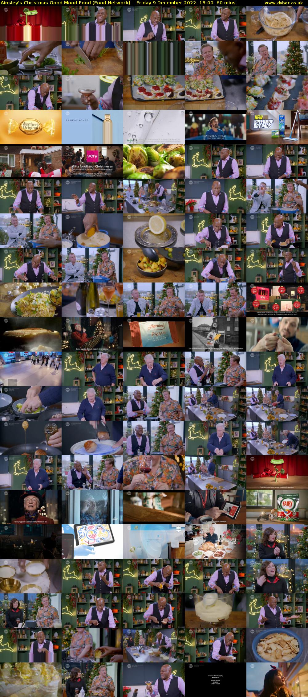 Ainsley's Christmas Good Mood Food (Food Network) Friday 9 December 2022 18:00 - 19:00