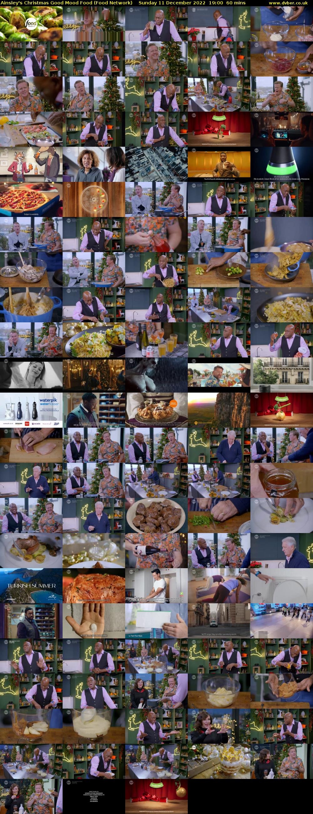 Ainsley's Christmas Good Mood Food (Food Network) Sunday 11 December 2022 19:00 - 20:00