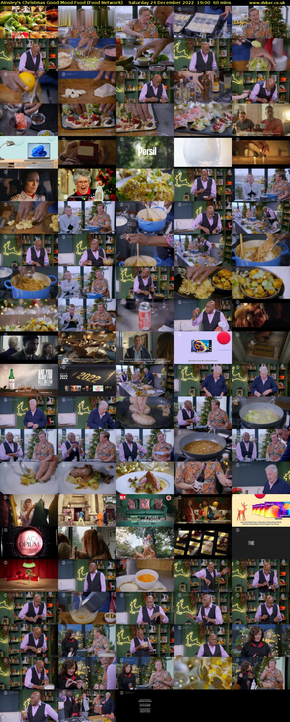 Ainsley's Christmas Good Mood Food (Food Network) Saturday 24 December 2022 19:00 - 20:00