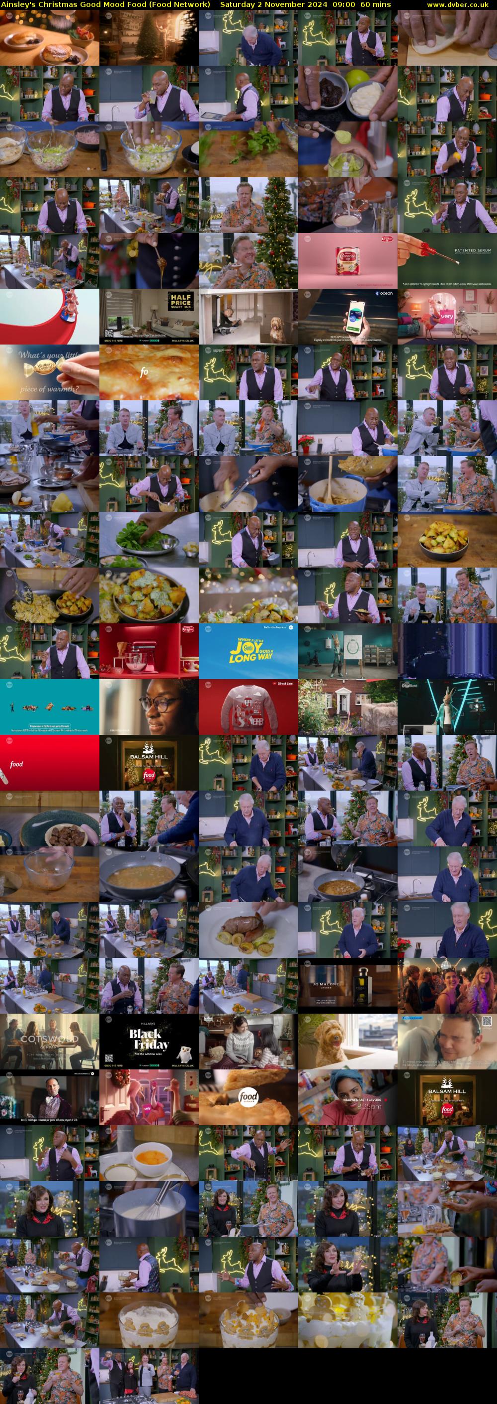 Ainsley's Christmas Good Mood Food (Food Network) Saturday 2 November 2024 09:00 - 10:00