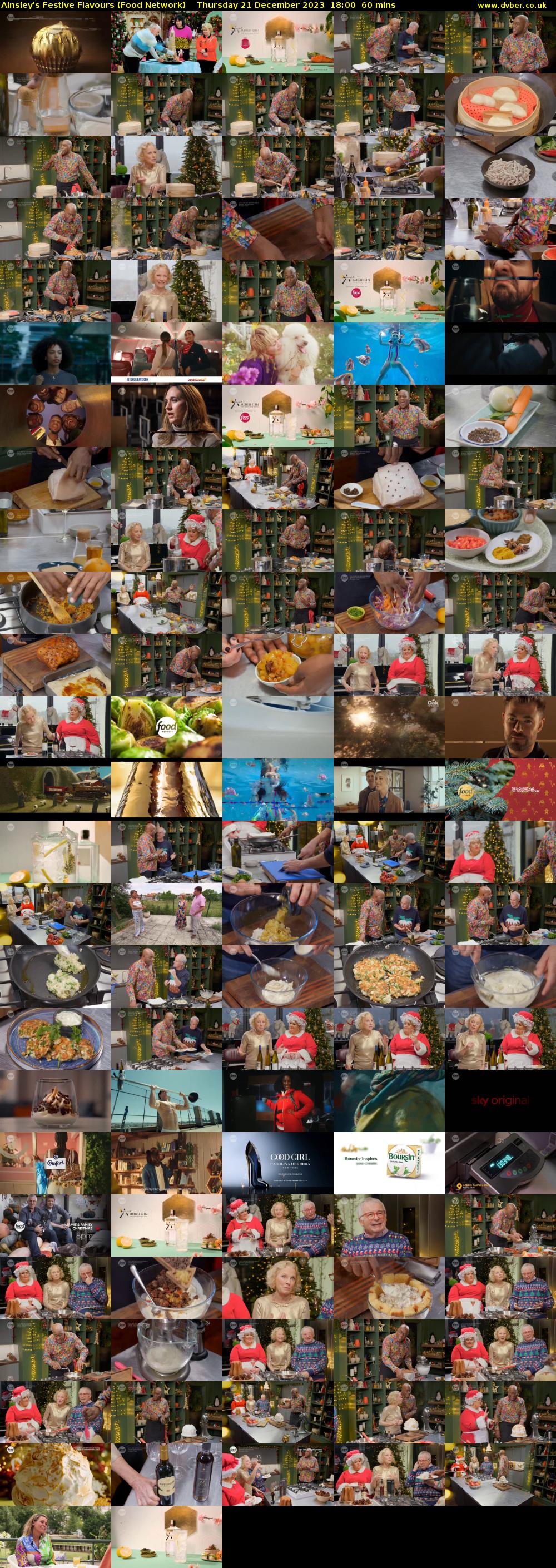 Ainsley's Festive Flavours (Food Network) Thursday 21 December 2023 18:00 - 19:00