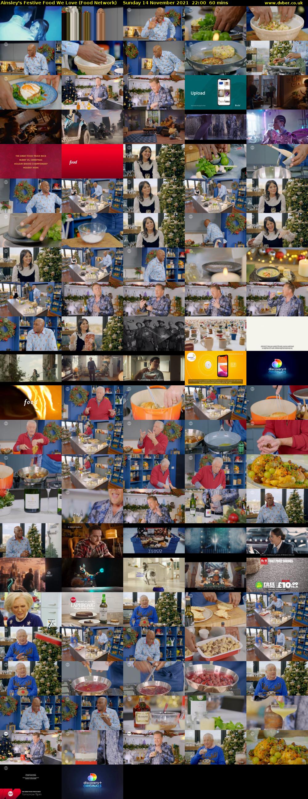 Ainsley's Festive Food We Love (Food Network) Sunday 14 November 2021 22:00 - 23:00
