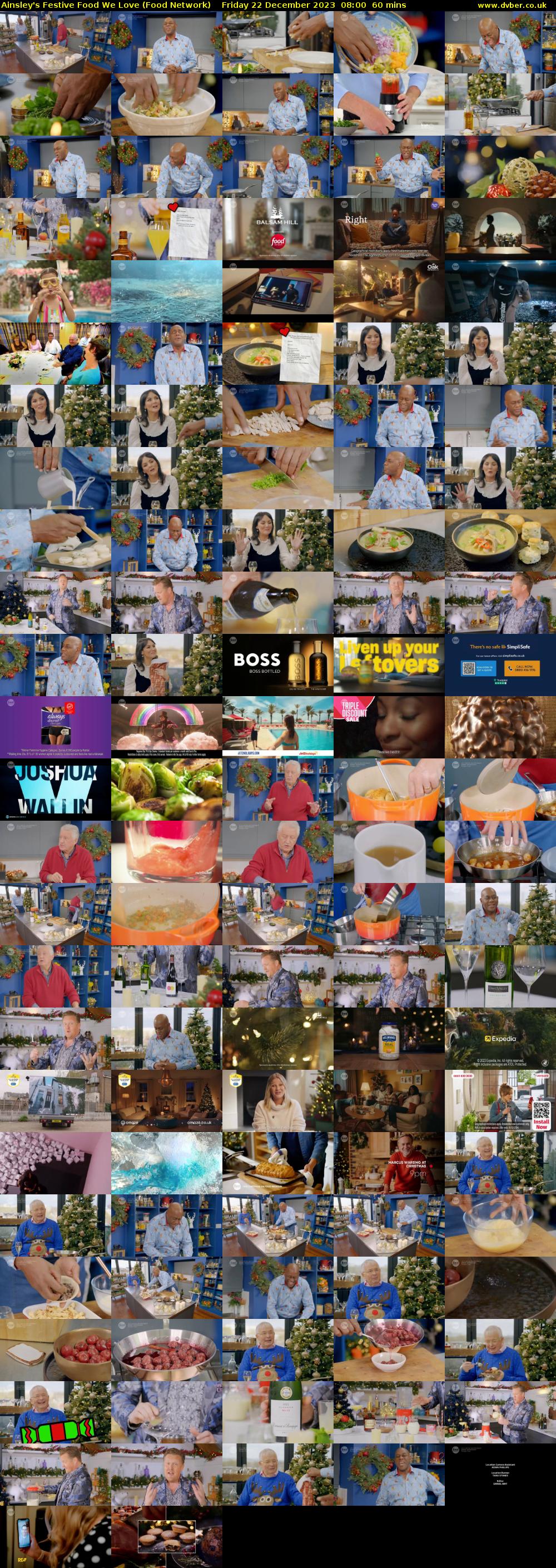 Ainsley's Festive Food We Love (Food Network) Friday 22 December 2023 08:00 - 09:00