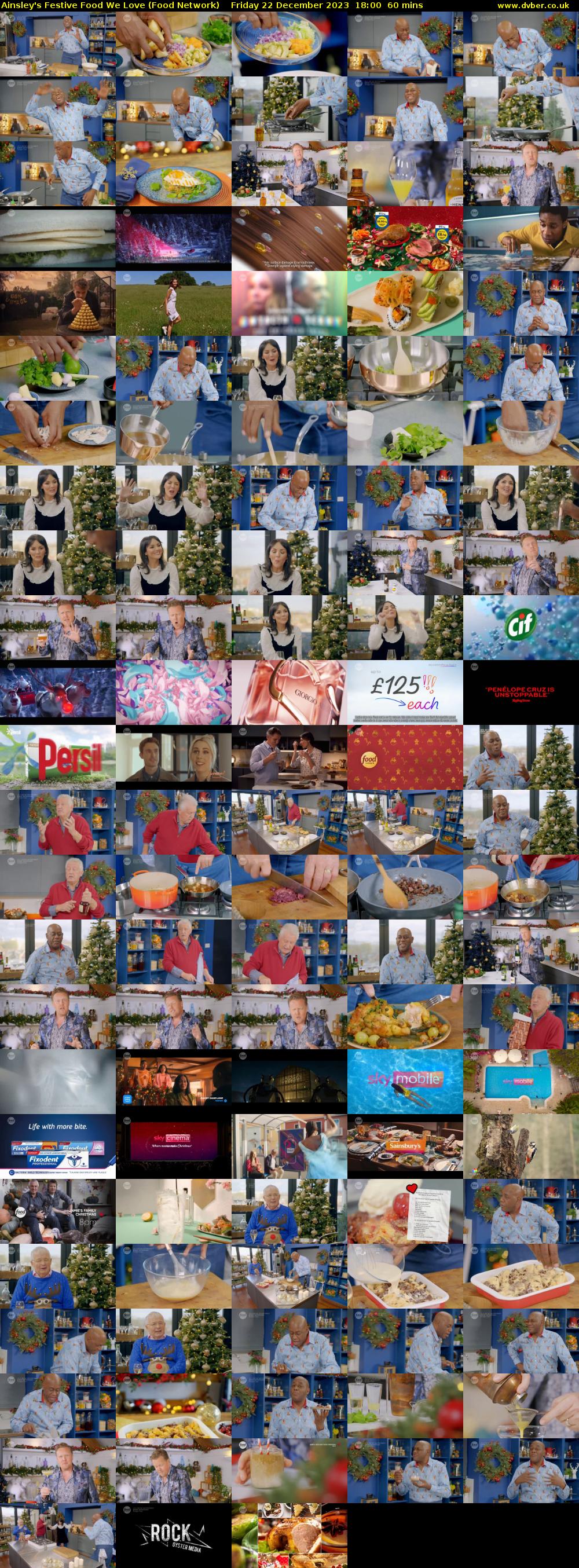 Ainsley's Festive Food We Love (Food Network) Friday 22 December 2023 18:00 - 19:00