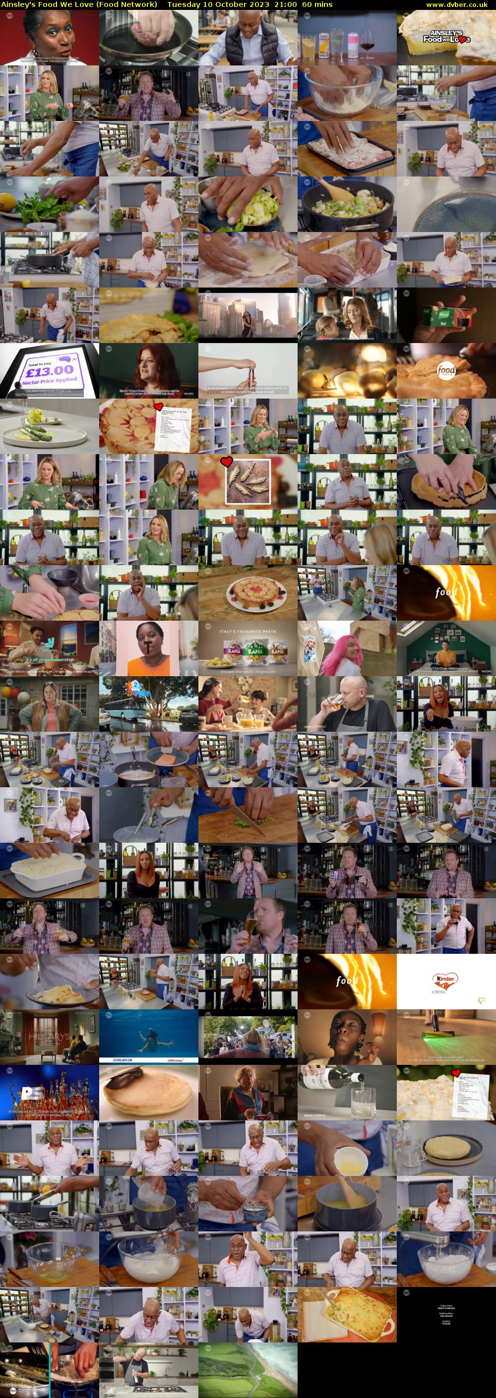 Ainsley's Food We Love (Food Network) Tuesday 10 October 2023 21:00 - 22:00