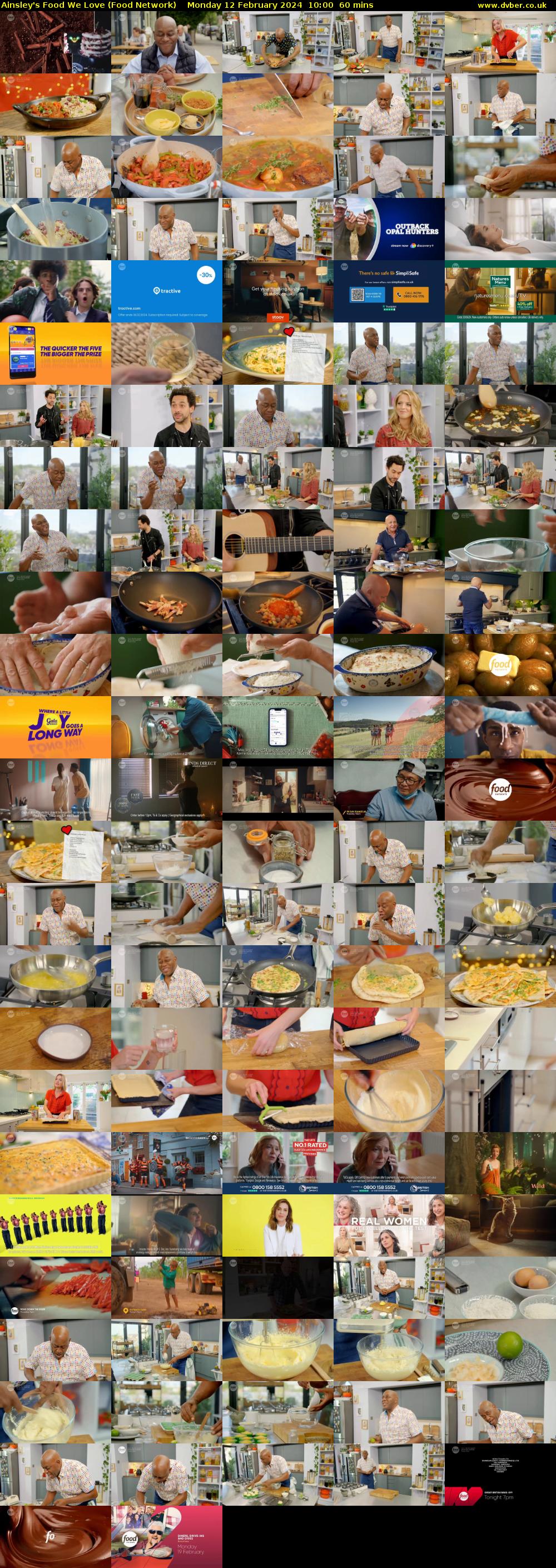 Ainsley's Food We Love (Food Network) Monday 12 February 2024 10:00 - 11:00